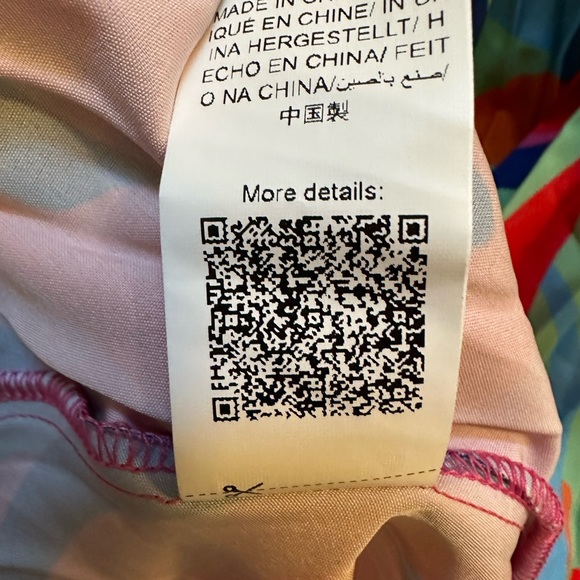 SHEIN VCAY Plus Allover Print Halter Neck Pleated Detail Dress - Picture 6 of 6